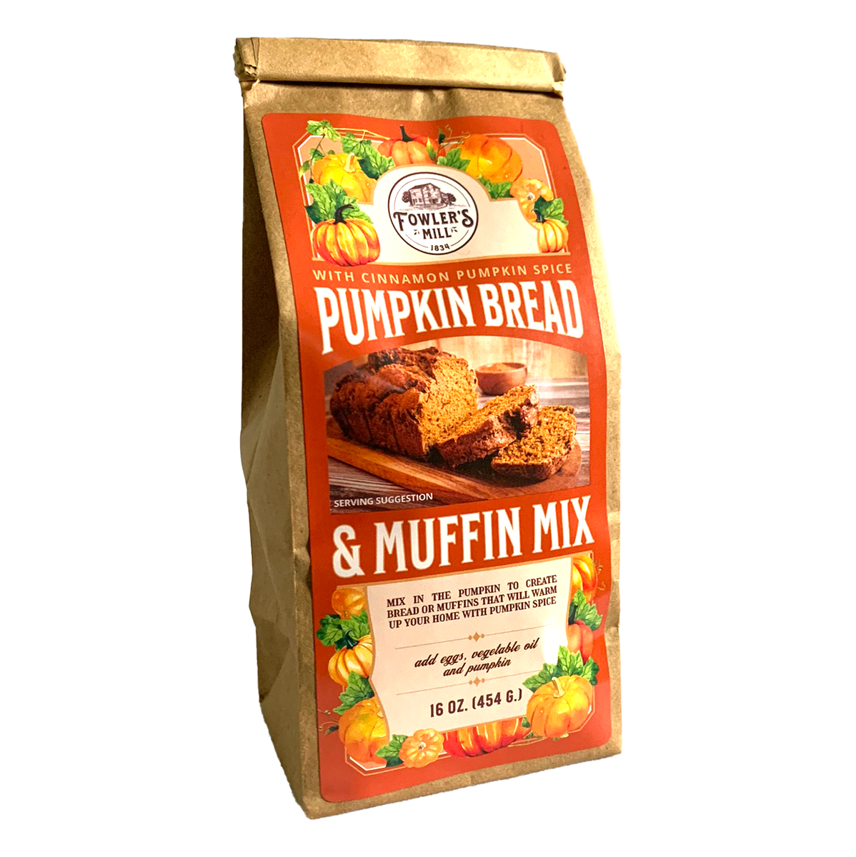Pumpkin Bread and Muffin Mix Fowler's Mill
